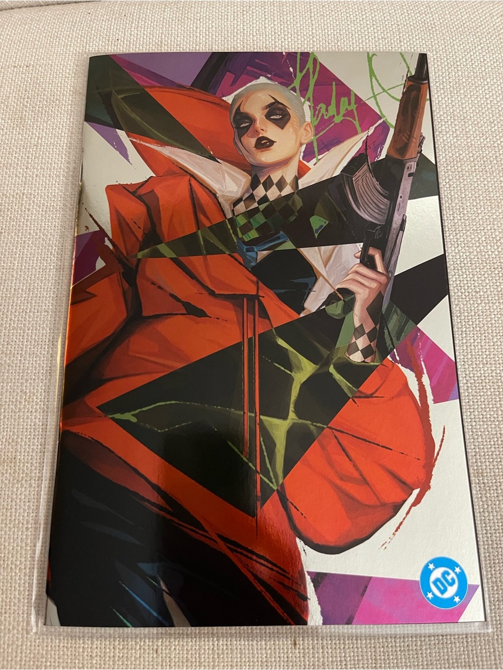 ABSOLUTE BATMAN #22 MUJU MONSTER TRINITY SDCC EXCLUSIVE VIRGIN FOIL VARIANT NM+